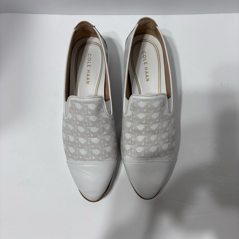 Cole Haan Grand Ambition Size 8.5 White Slip On‎ Shoes - Picture 3 of 7